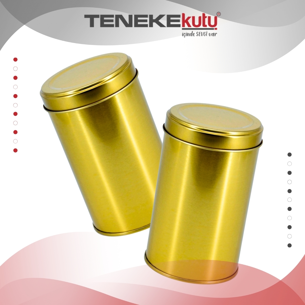 silindir teneke kutu