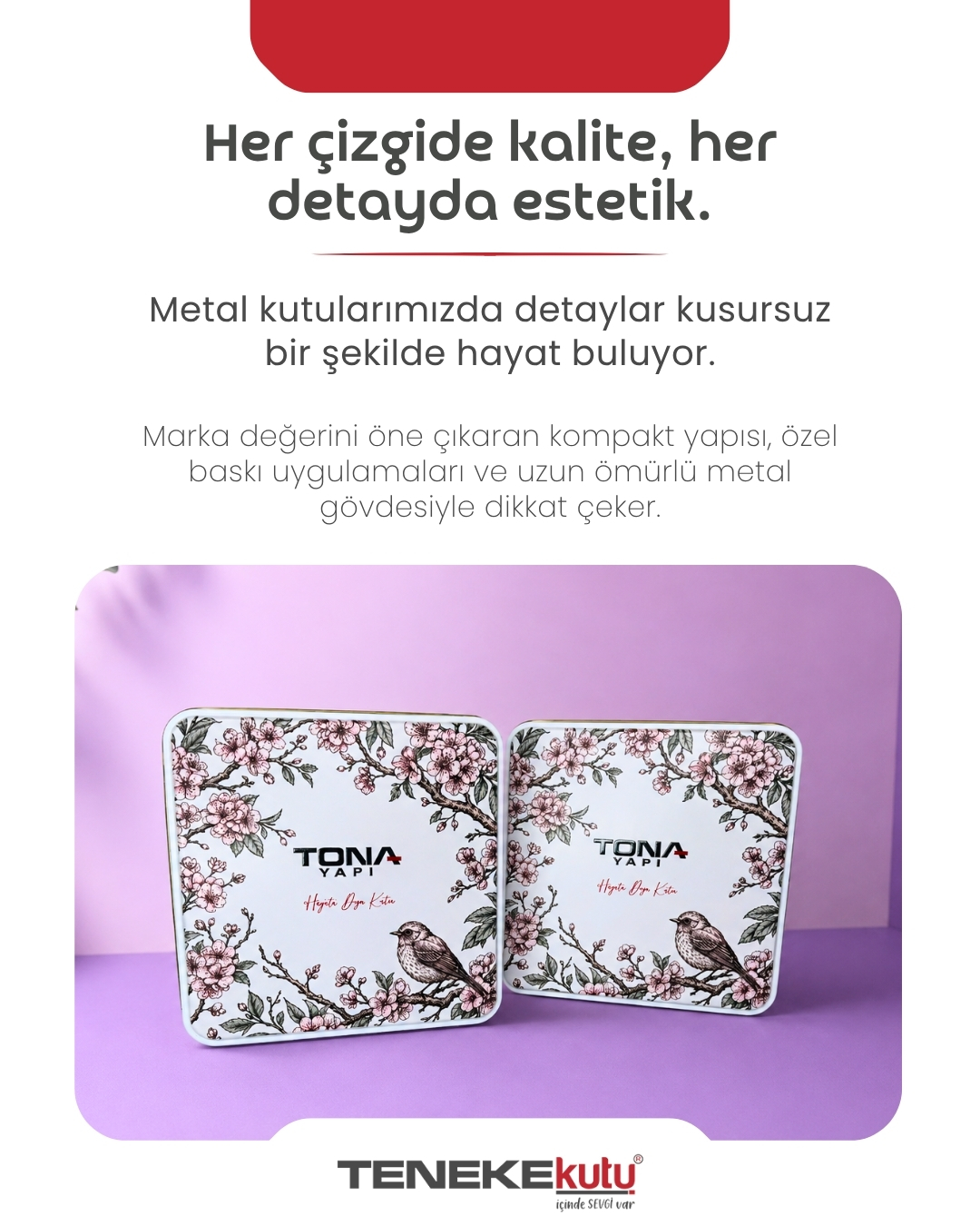 Düşük Adetli Baskılı Teneke Kutu | Küçük İşletmeler İçin Özel Ambalaj